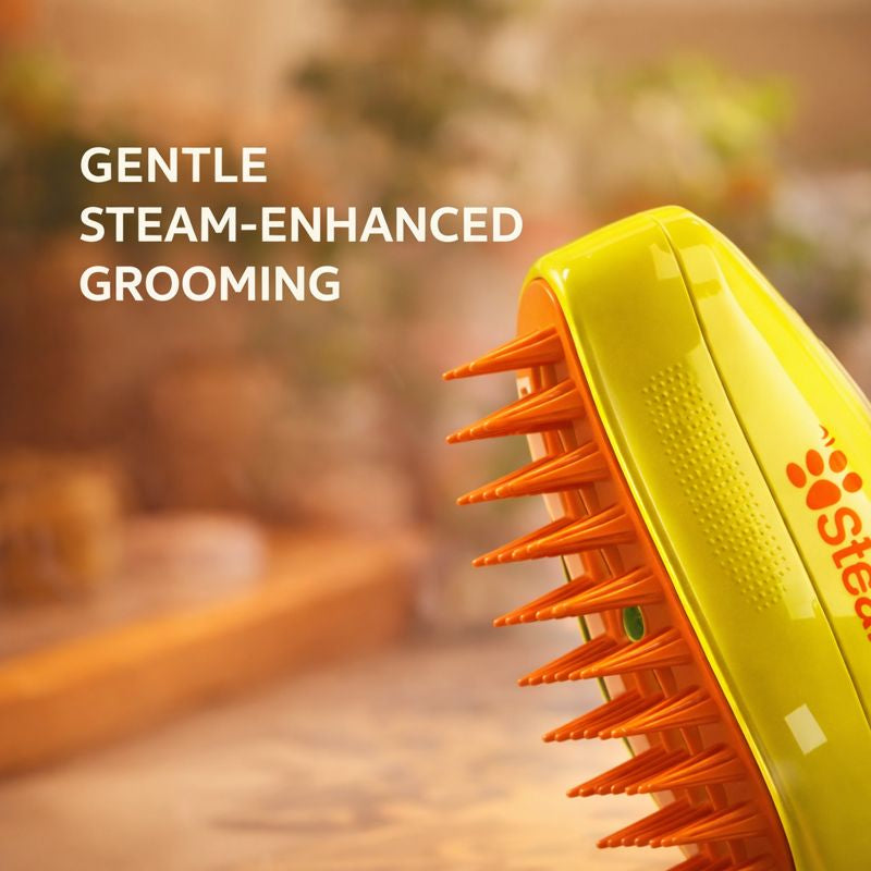 SteamPaw™ Steam-Enhanced Grooming Palm Comb